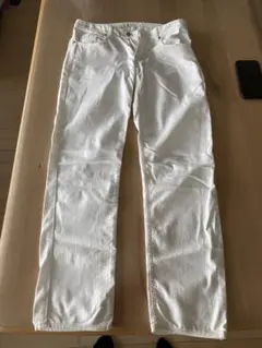 パンツ 白 エニシス anysis エバービューティーパンツ