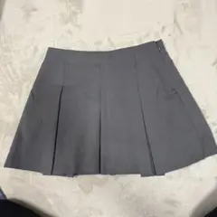 GU プリーツスカート インナーパンツ付き グレー M