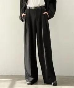 Forte ワイドスラックスパンツ