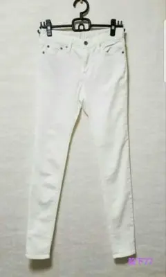 *GU* ホワイト ストレートパンツ　M