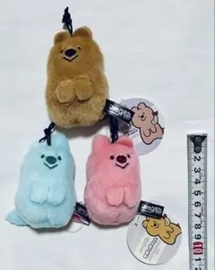 クォッカちゃんミニマスコットぬいぐるみ　3種
