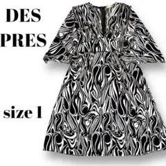 * DES PRES 総柄ワンピース size1のサムネイル