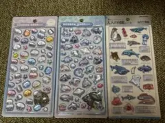 Q*ー様 水族館限定ボンボンドロップシール正規品　サメ　クラゲ　大人の図鑑シール