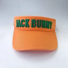 【美品】ジャックバニー　JACK BUNNY オレンジ バイザー