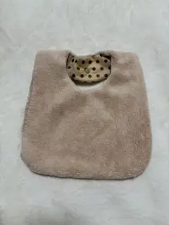 ハンドメイド　防水スタイ　ベージュ