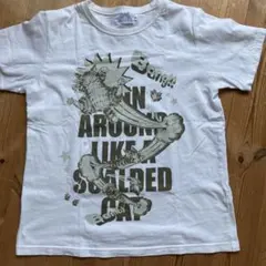 わちふぃーるど 猫のダヤン レディースM 半袖Tシャツ 白色のサムネイル