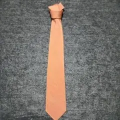 オレンジ ストライプ ネクタイ