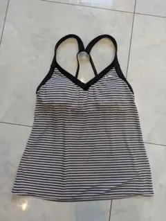 Nikeストライプクロスストラップタンク水着