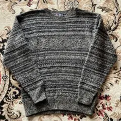 CHAPS ウール100% メランジェニット　霜降り