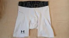 UNDER ARMOR ヒートギア ショートスパッツ Lサイズ ホワイト