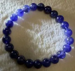 タンザナイト8.5㎜　一連ブレスレット③