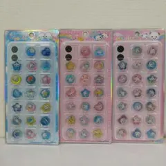 おはじきシール　ぷくぷくあわわちゃん　もちもちぱんだ　ハッピーマーチ　カミオ