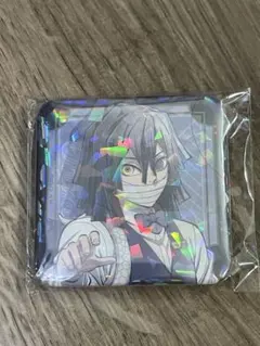 鬼滅の刃　モクテルバー　ロト第2弾　グリッター缶バッジ　伊黒小芭内