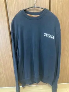 ZEGNA ロゴ スウェットパンツ ドローストリング グレー 46サイズ