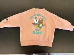 【90cm】1107トレーナー　ピンク