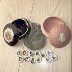 リモージュ小物入れ&ジャスパー小物入れ&有田お土産おはじきのサムネイル