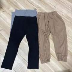 UNIQLO レギンス　100 3点セット