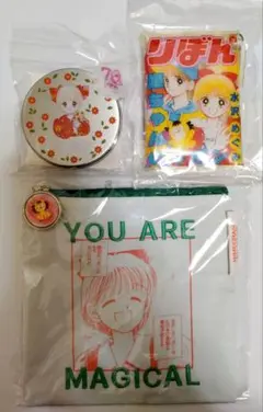 りぼん70周年 3COINS スリコ ポーチ ステッカー 姫ちゃんのリボン