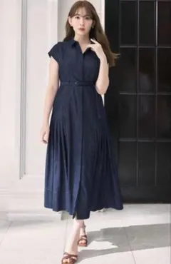 2026年最新】DeniM shirt belted dress herliptoの人気アイテム - メルカリ