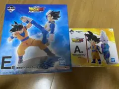 ドラゴンボールダイマ　一番くじ A賞 孫悟空&界王神 E賞 孫悟空&ベジータ