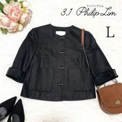 Philip Lim スリーワンフィリップリム　ノーカラーゴールド釦ジャケットのサムネイル