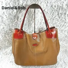 Daniel&Bob トートバッグ　ブラウン　シボ革のサムネイル