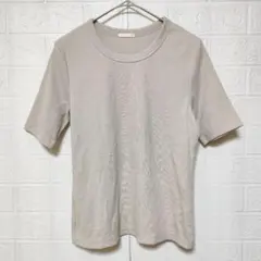 GU ジーユー (M)　リブTシャツ