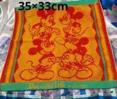 新品 Dai-ichi Life ミッキーマウス タオル(35cm×33cm)