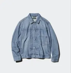 UNIQLO デニムトラッカージャケット 64 BLUE