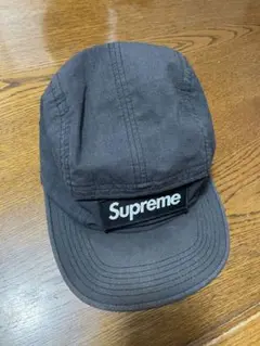 Supreme 黒 キャップ 調整可能