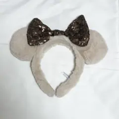 ディズニー ミニー ふわふわ モコモコ カチューシャ