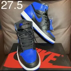 27.5 NIKE AIR JORDAN 1 RETRO ROYAL 2017
