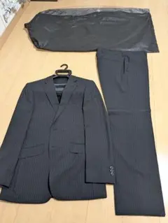 青山　スリム　スーツ　セットアップ　高級 ブラック　　シングル　ビジネス　A6