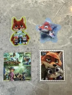 ズートピア　キラキラシール　ビッグステッカー