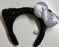 ハローキティ カチューシャ 黒 【USJ】