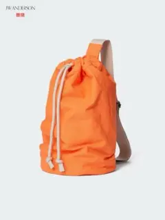 ユニクロ JW ANDERSON オレンジ ドローストリング ショルダーバッグのサムネイル