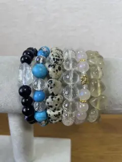 天然石　ブレスレットセット