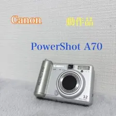 動作確認品】Canon Powershot A700 シルバー キャノン - メルカリ