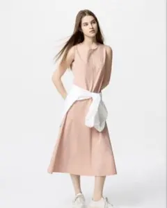 UNIQLO ウルトラストレッチエアリズムワンピース　S ピンク