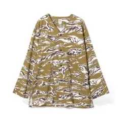 South2West8 VネックArmy Shirt ネペンテス　タイガーカモ