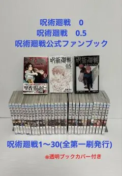 呪術廻戦 全30巻+0巻+0.5巻+公式ファンブック
