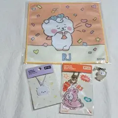 BT21 RJグッズ(キーホルダー、タオルハンカチ)