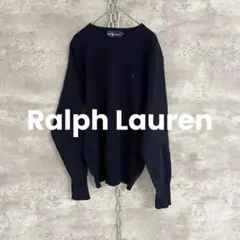 ネイビー ニット