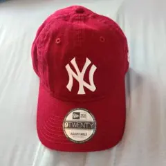 New Era 9TWENTY 赤キャップ ニューヨーク・ヤンキース