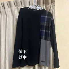 BLACK LABEL CRESTBRIDGE 長袖ニット(メンズ)Ｌサイズ