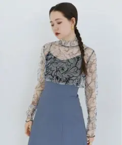 tinajojun チュールシアートップスのサムネイル