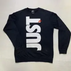 ナイキ90s NIKEJUST DO IT スウェット 刺繍ロゴ デカロゴ L