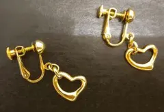 オープンハートイヤリング