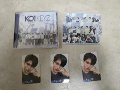 KO1KEYZ 安部結蘭　CD トレカ カード セット
