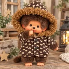 モンチッチ　M フードボアパーカーセットアップ　洋服　2点セット　着せ替え♡